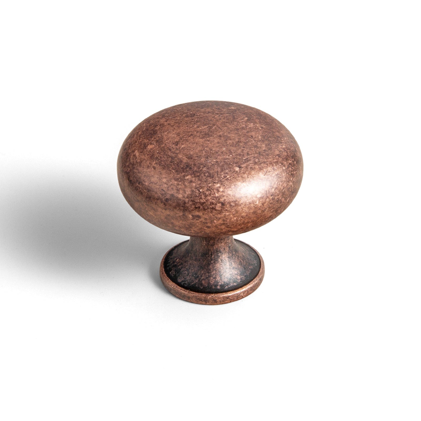 Goo-Ki Antique Copper / 1.5'' Knob / 6 Pack Multi-colored Classic Drawer Knob Mushroom Round Cabinet Knob