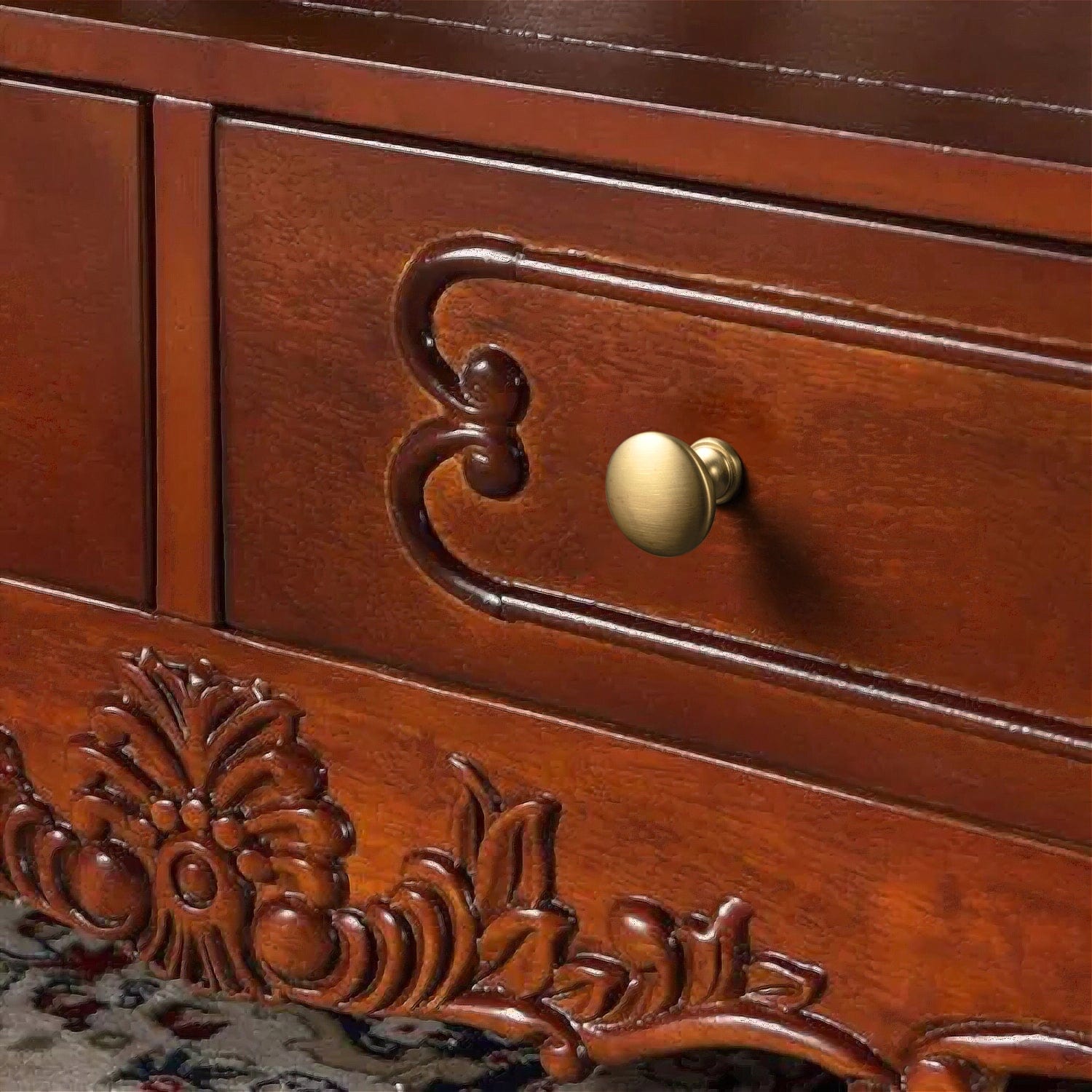 Goo-Ki Antique Drawer Pulls Solid Retro Bar Pull Furniture Hardware for Kitchen