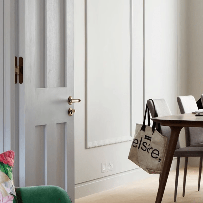 Goo-Ki Brass Door Lock Bedroom Door Silent French Style Door Handle