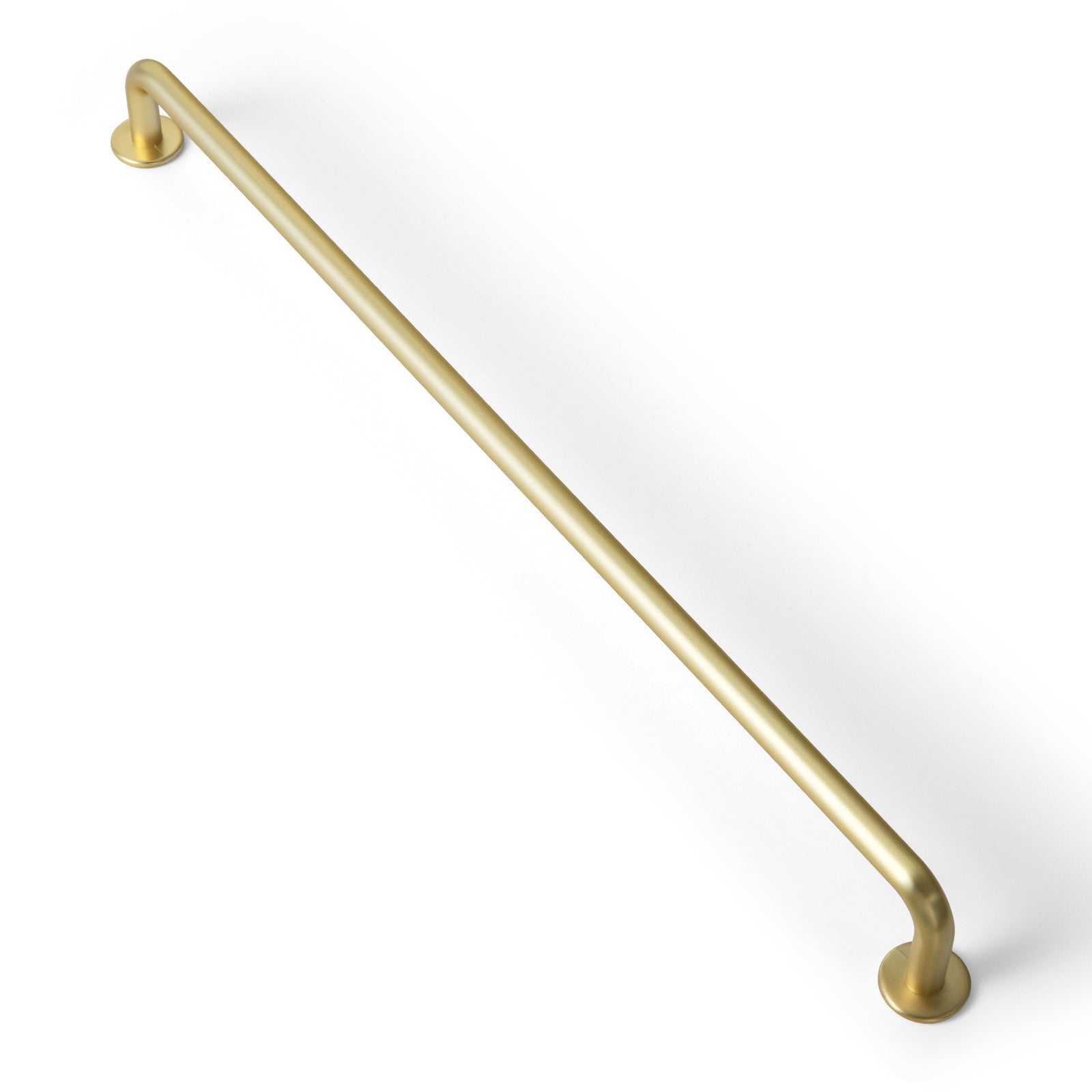 Goo-Ki Brushed Brass / 12.6'' Hole Center / 6 Pack Antique Drawer Pulls Solid Retro Bar Pull Furniture Hardware for Kitchen