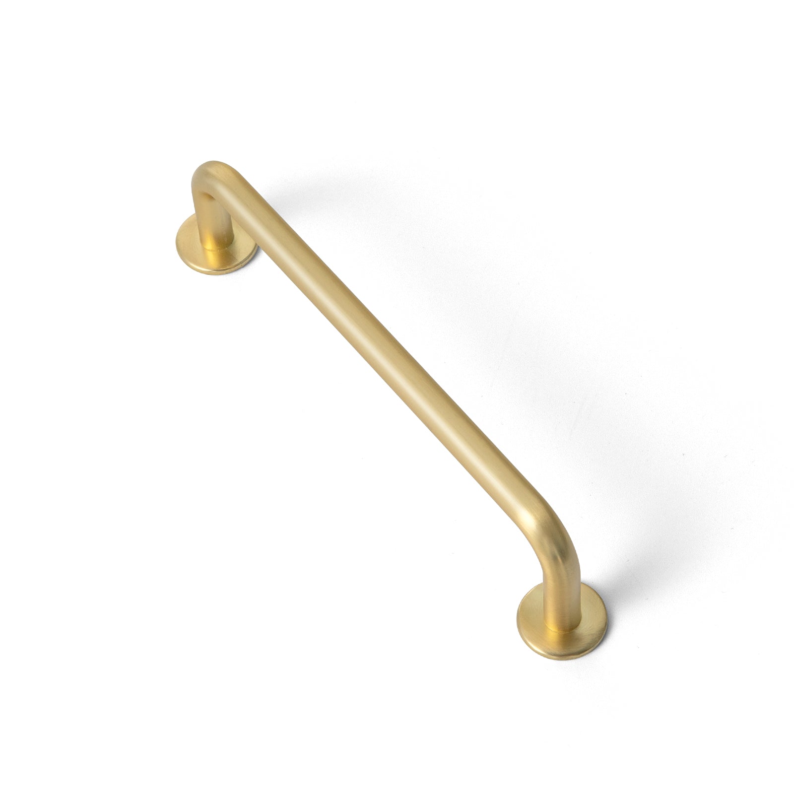 Goo-Ki Brushed Brass / 5'' Hole Center / 6 Pack Antique Drawer Pulls Solid Retro Bar Pull Furniture Hardware for Kitchen