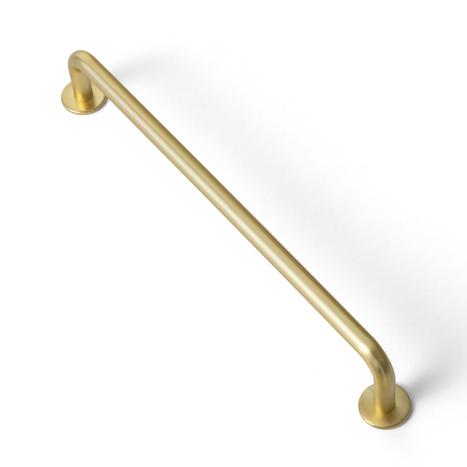 Goo-Ki Brushed Brass / 7.6'' Hole Center / 6 Pack Antique Drawer Pulls Solid Retro Bar Pull Furniture Hardware for Kitchen