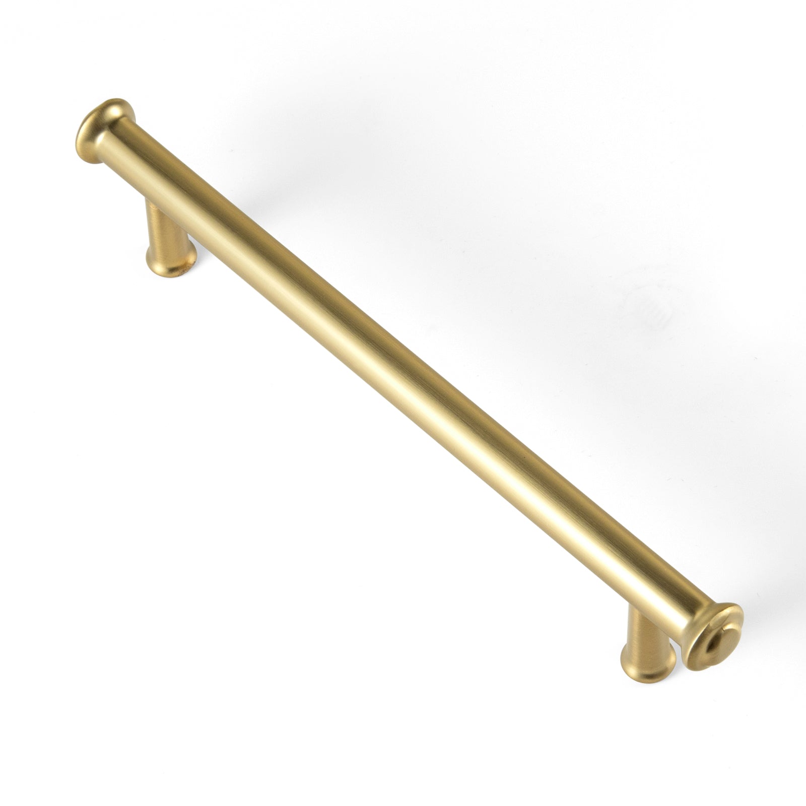 Goo-Ki Brushed Gold / 5'' Hole Center / 6 Pack Retro Style Cabinet Bar Pulls Sturdy Drawer Handles for Home Decoration