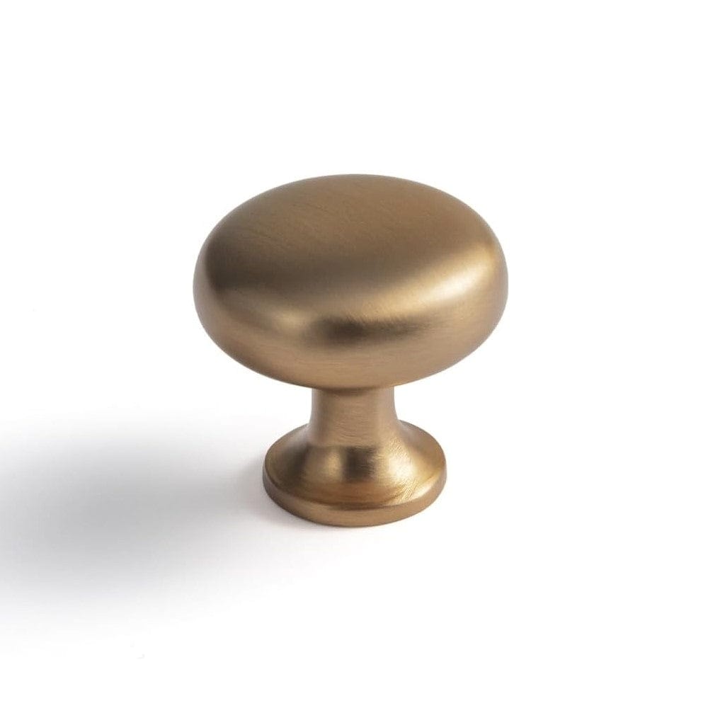 Goo-Ki Champagne Bronze / 1.2'' Knob / 6 Pack Multi-colored Classic Drawer Knob Mushroom Round Cabinet Knob