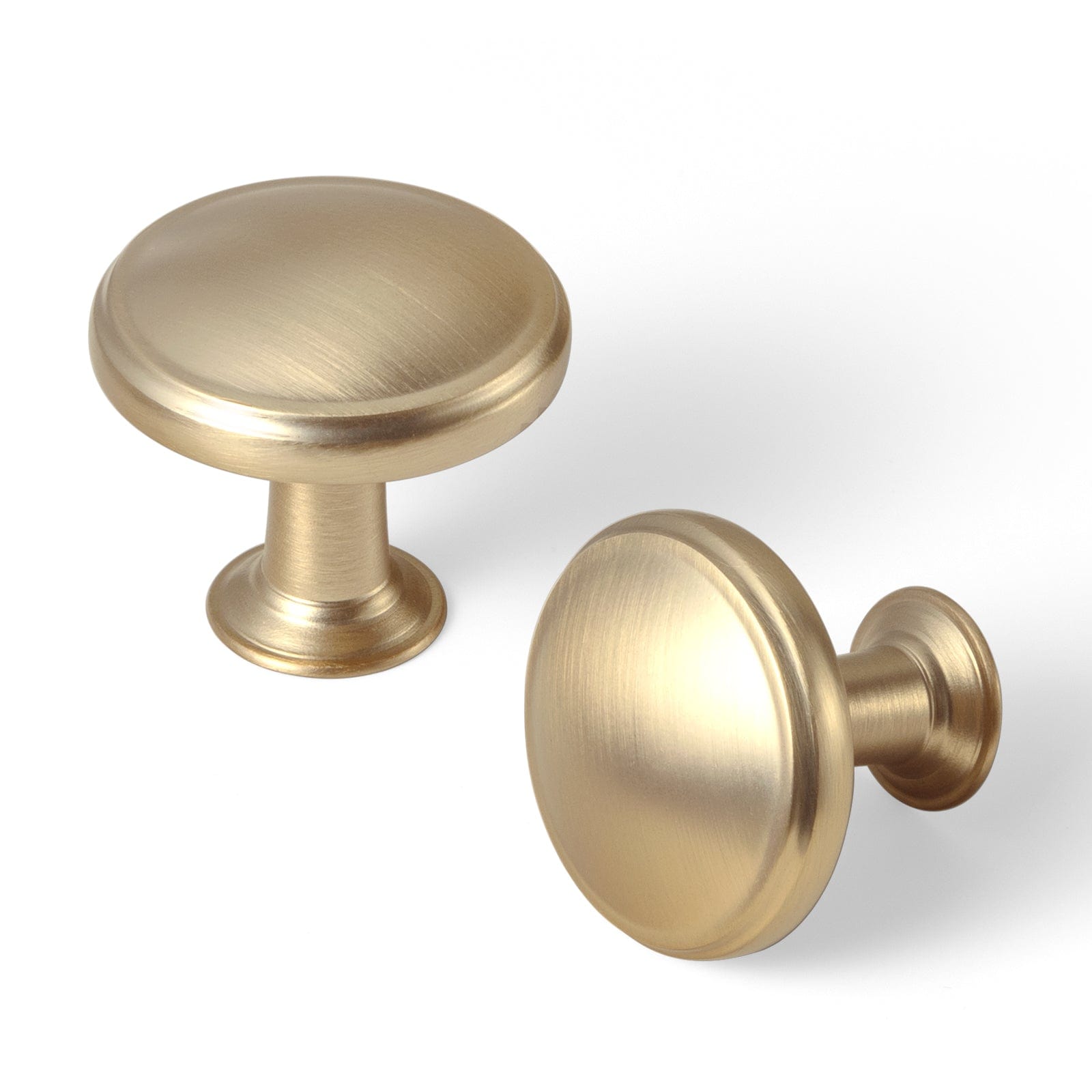 Goo-Ki Champagne Bronze / Knob / 12 Pack Vintage Retro Bronze Drawer Knob Kitchen Hardware Single Hole Cabinet Knobs