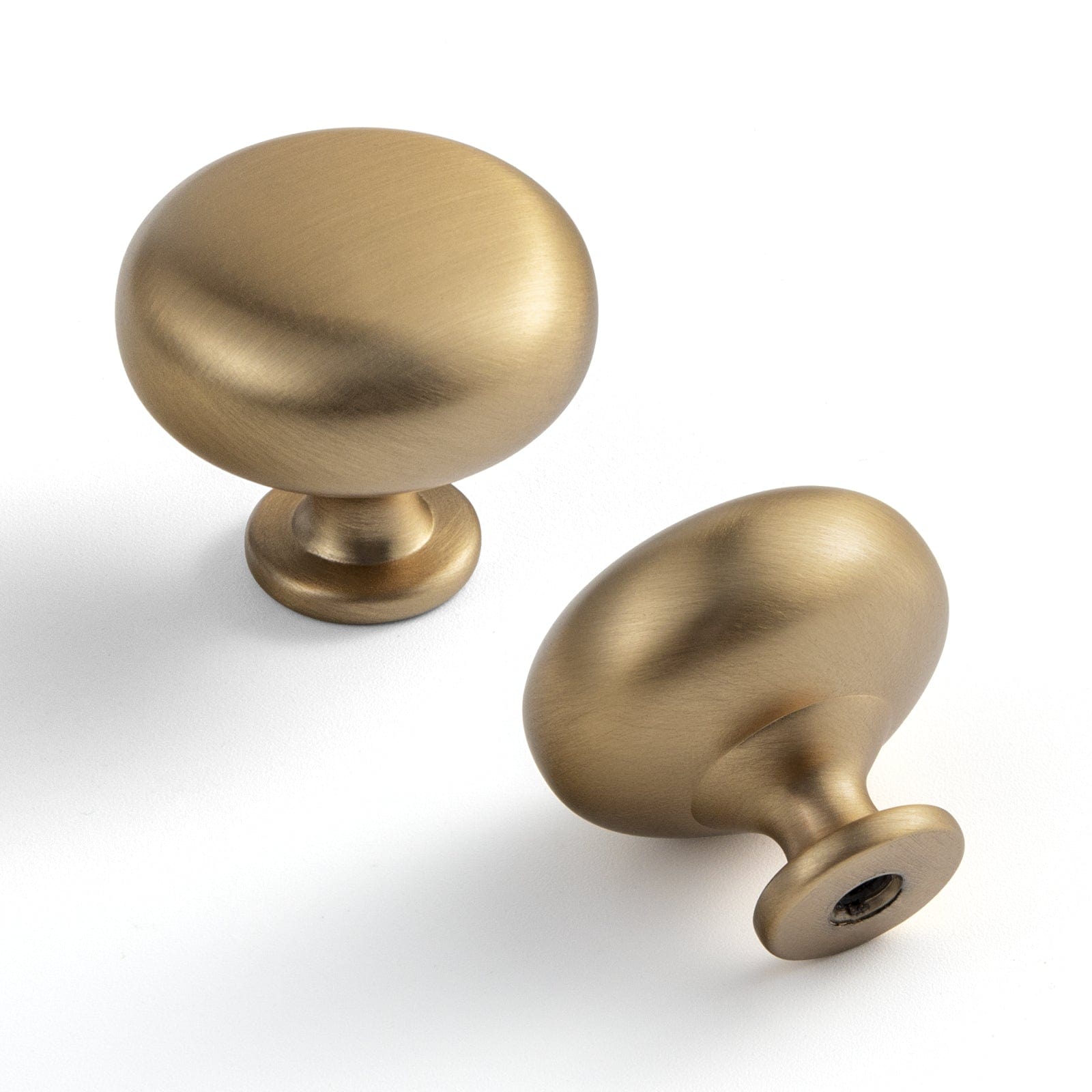 Goo-Ki Champagne Bronze / Knob / 6 Pack 1.14" Diameter Mushroom Knob