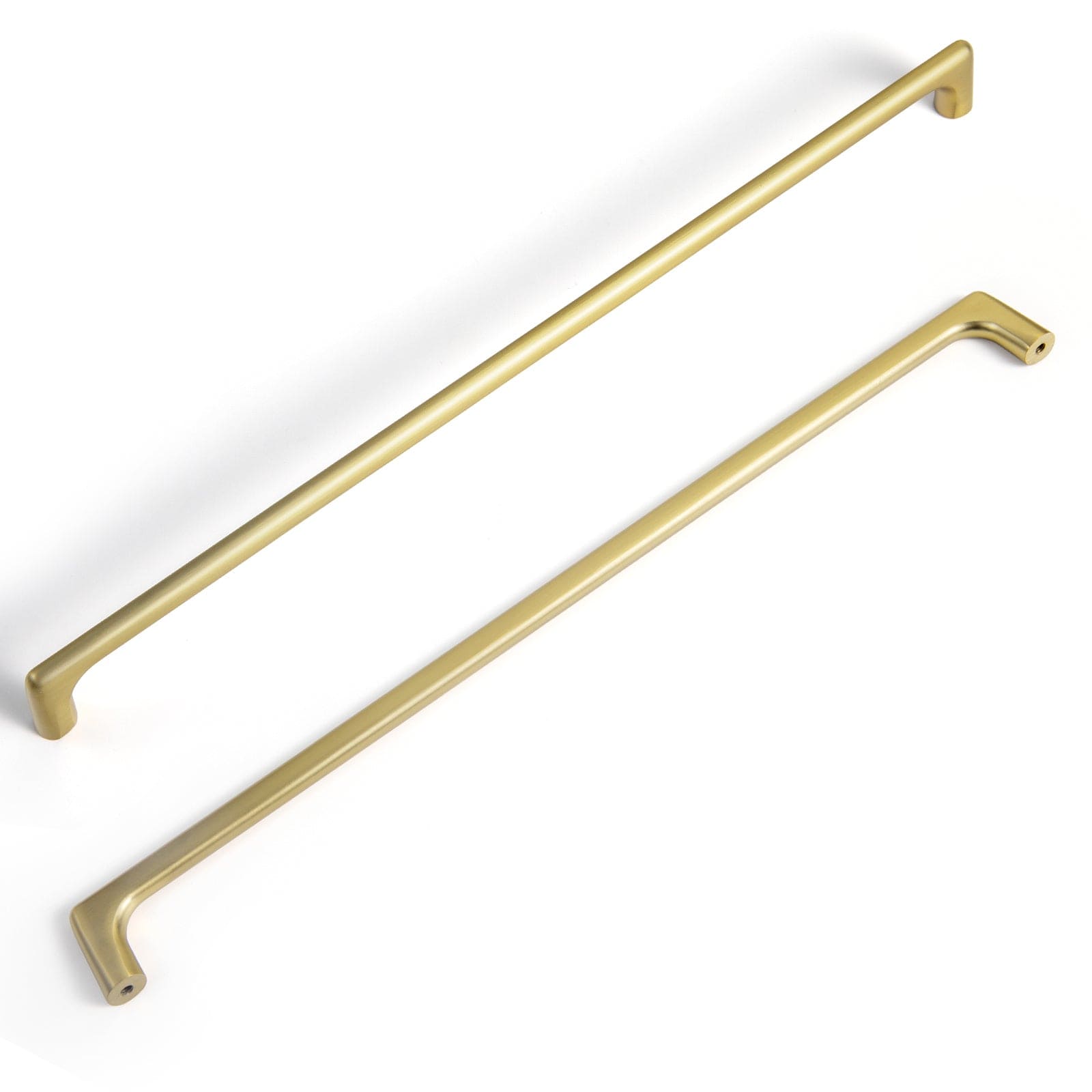 Goo-Ki Dark Brushed Brass / 12.6'' Hole Center / 6 Pack Modern Cabinet Pull Luxurious Drawer Wardrobe Pulls Kitchen