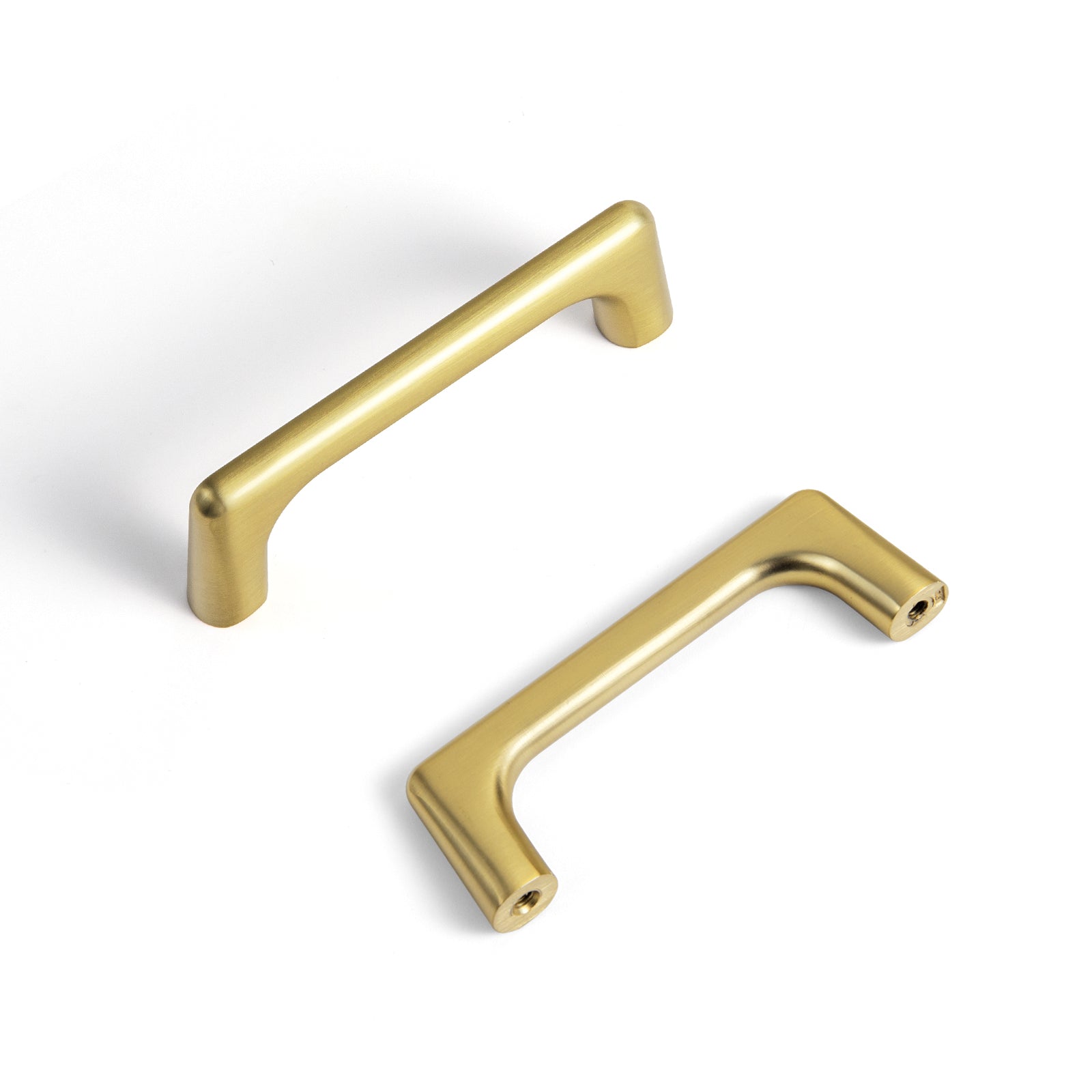 Goo-Ki Dark Brushed Brass / 3'' Hole Center / 6 Pack Modern Cabinet Pull Luxurious Drawer Wardrobe Pulls Kitchen