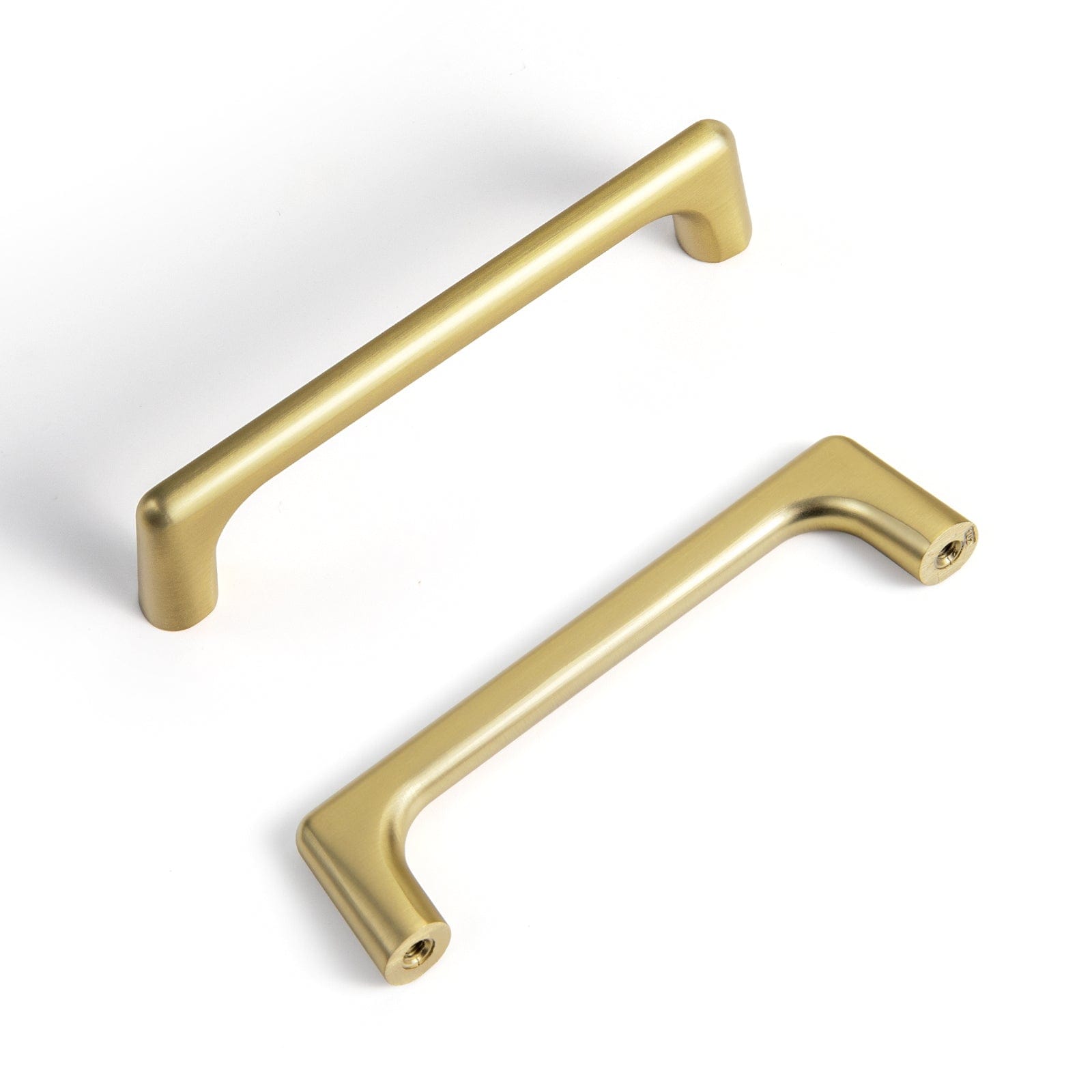 Goo-Ki Dark Brushed Brass / 4'' Hole Center / 6 Pack Modern Cabinet Pull Luxurious Drawer Wardrobe Pulls Kitchen