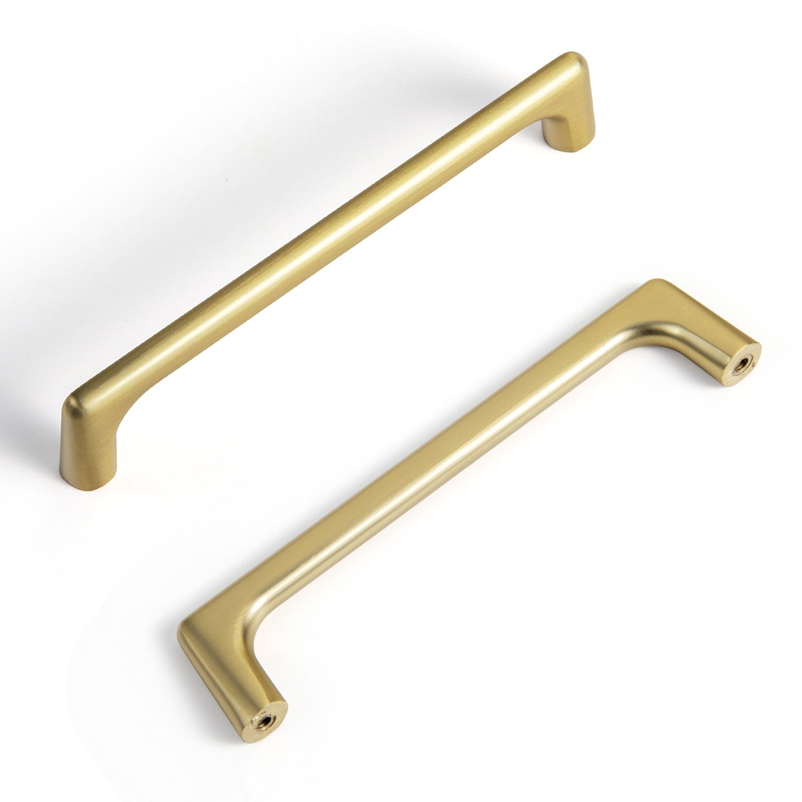 Goo-Ki Dark Brushed Brass / 5'' Hole Center / 6 Pack Modern Cabinet Pull Luxurious Drawer Wardrobe Pulls Kitchen