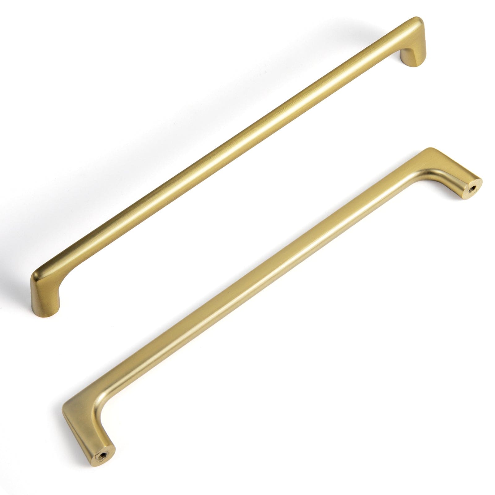 Goo-Ki Dark Brushed Brass / 7.6'' Hole Center / 6 Pack Modern Cabinet Pull Luxurious Drawer Wardrobe Pulls Kitchen