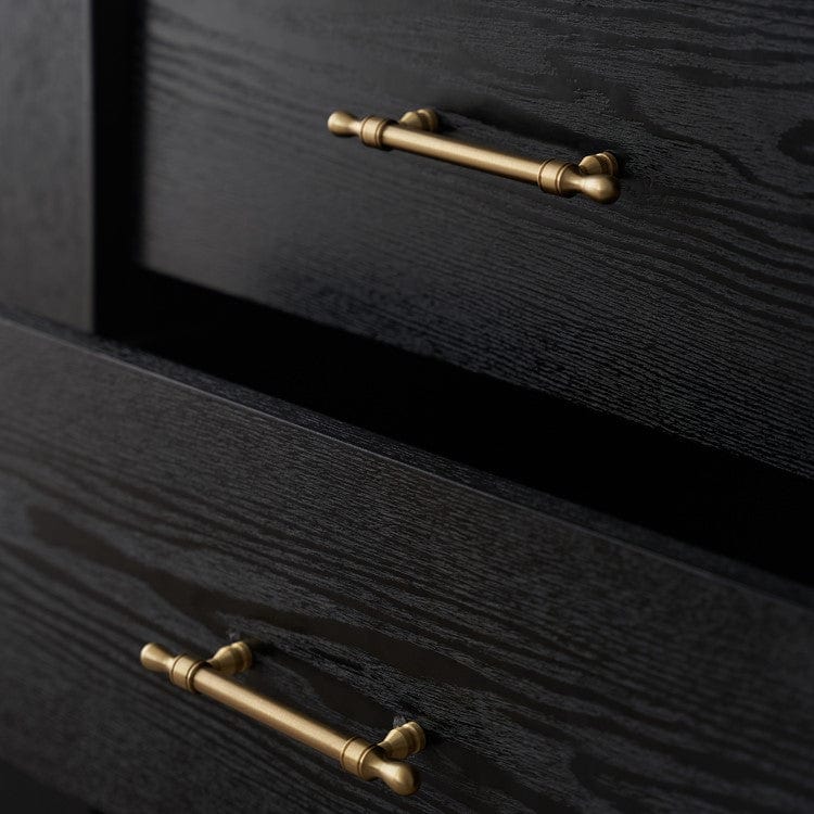 Goo-Ki French Style Cabinet Handles Elegant Drawer Pulls Solid Brass Kitchen Hardware 1 PCS