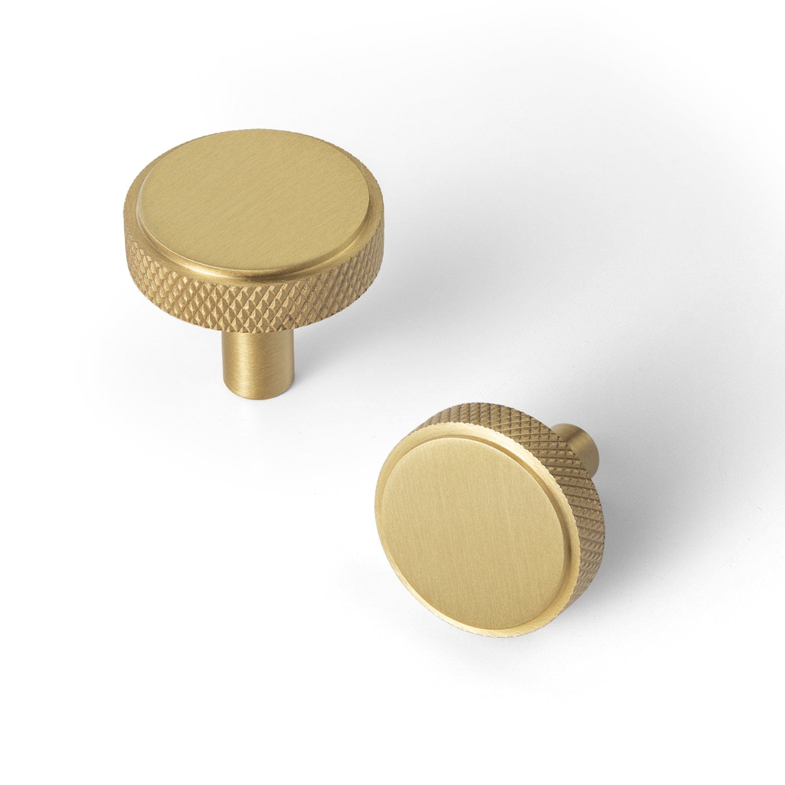 Goo-Ki Knob / 2 Pack Solid Brass Cabinet Handle Drawer Pulls Brushed Brass Bar Pull Kitchen Hardware