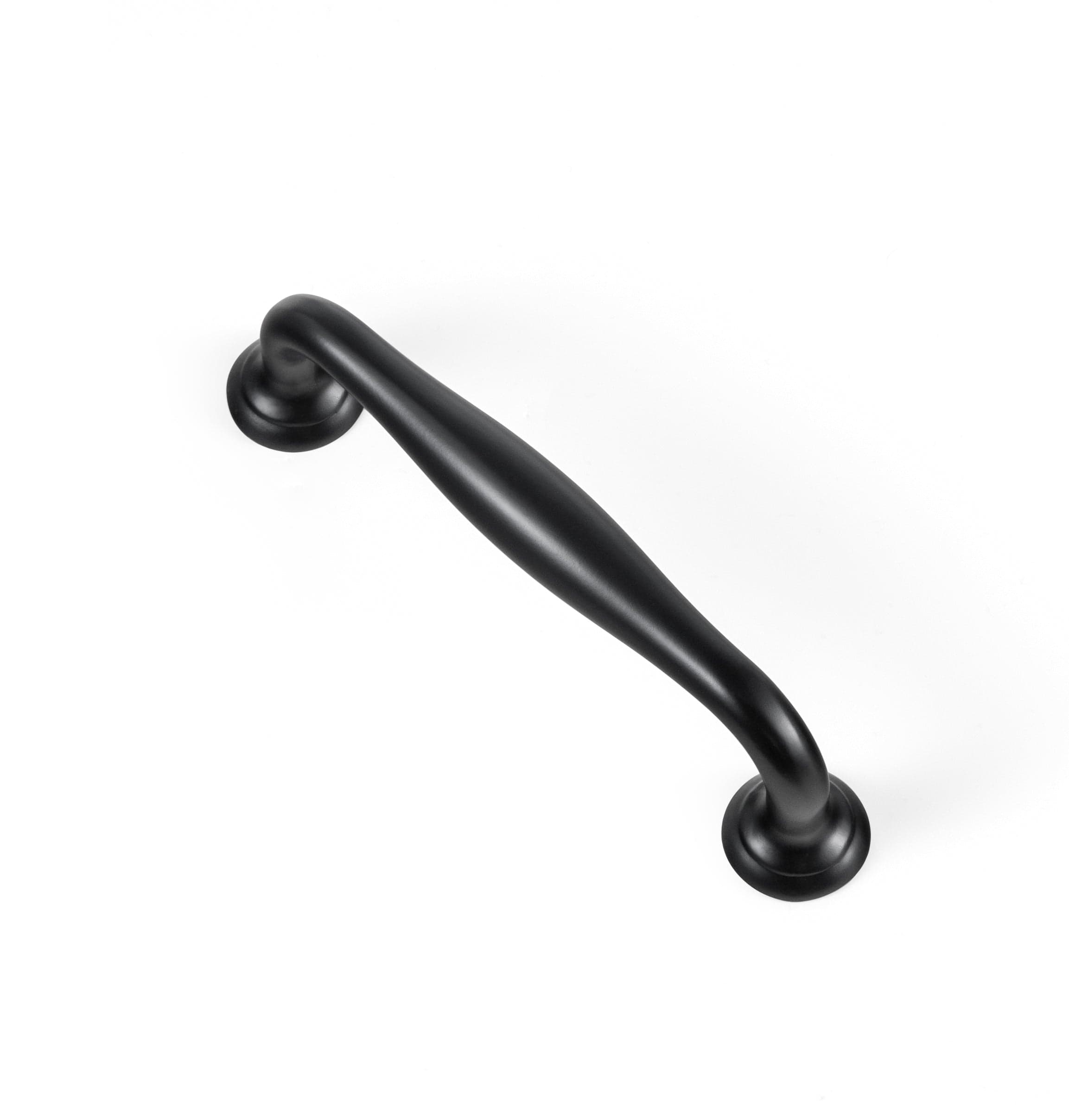 Goo-Ki Matte Black / 3.78'' Hole Center / 6 Pack Antique Brass Cabinet Pulls Solid Drawer Handles for Kitchen