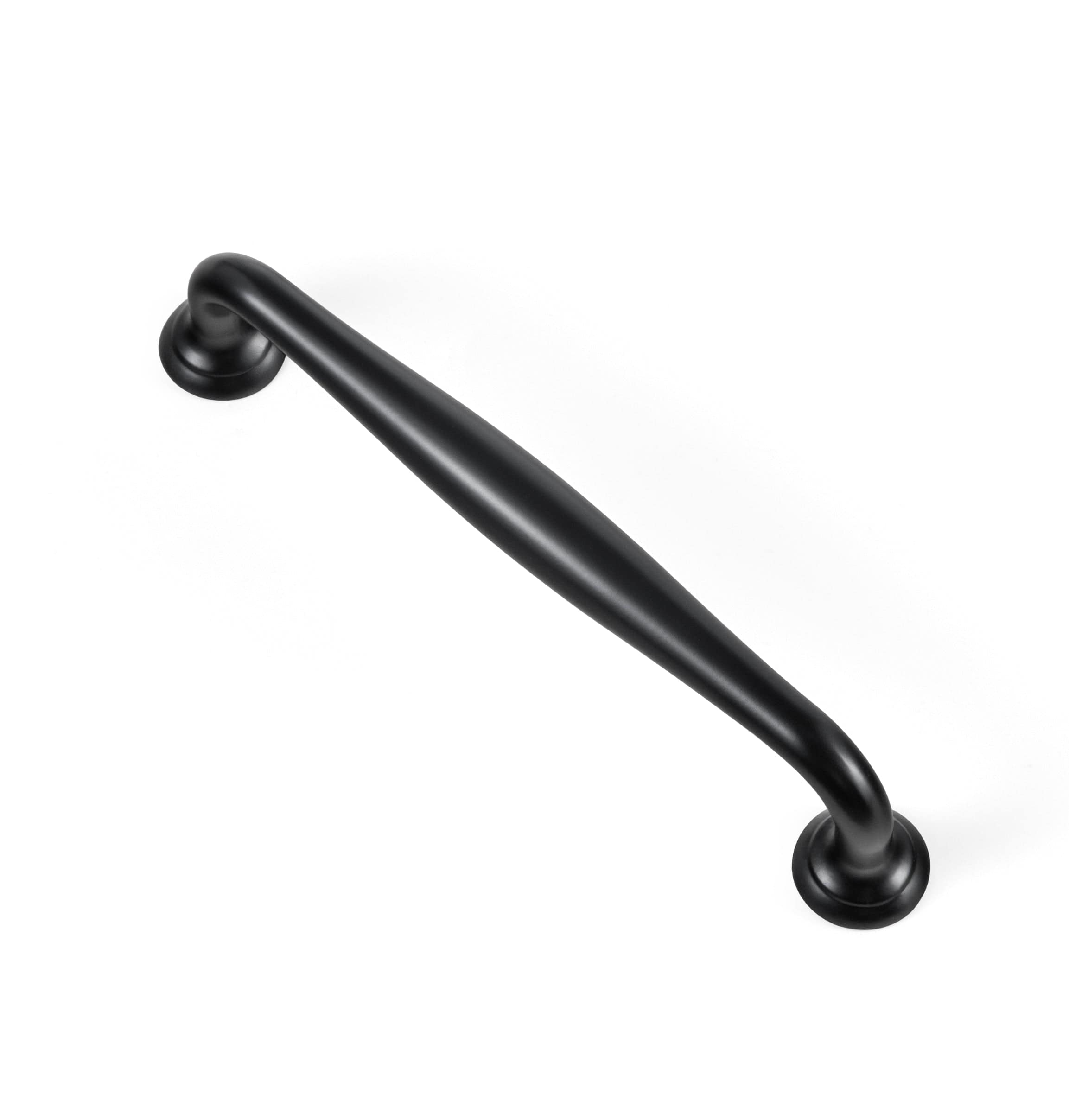 Goo-Ki Matte Black / 5'' Hole Center / 6 Pack Antique Brass Cabinet Pulls Solid Drawer Handles for Kitchen