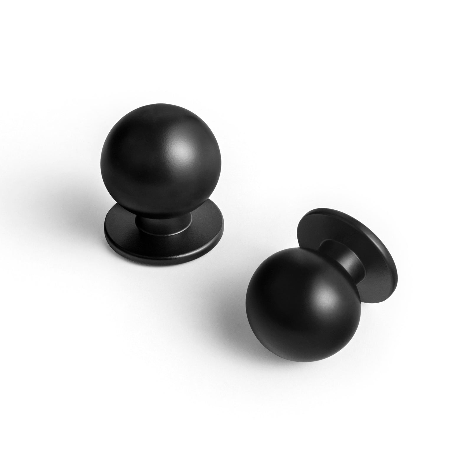 Goo-Ki Matte Black / Round Knob / 6 Pack Mid-Century Modern Arch Cabinet Pulls Antique Brass Kitchen Hardware