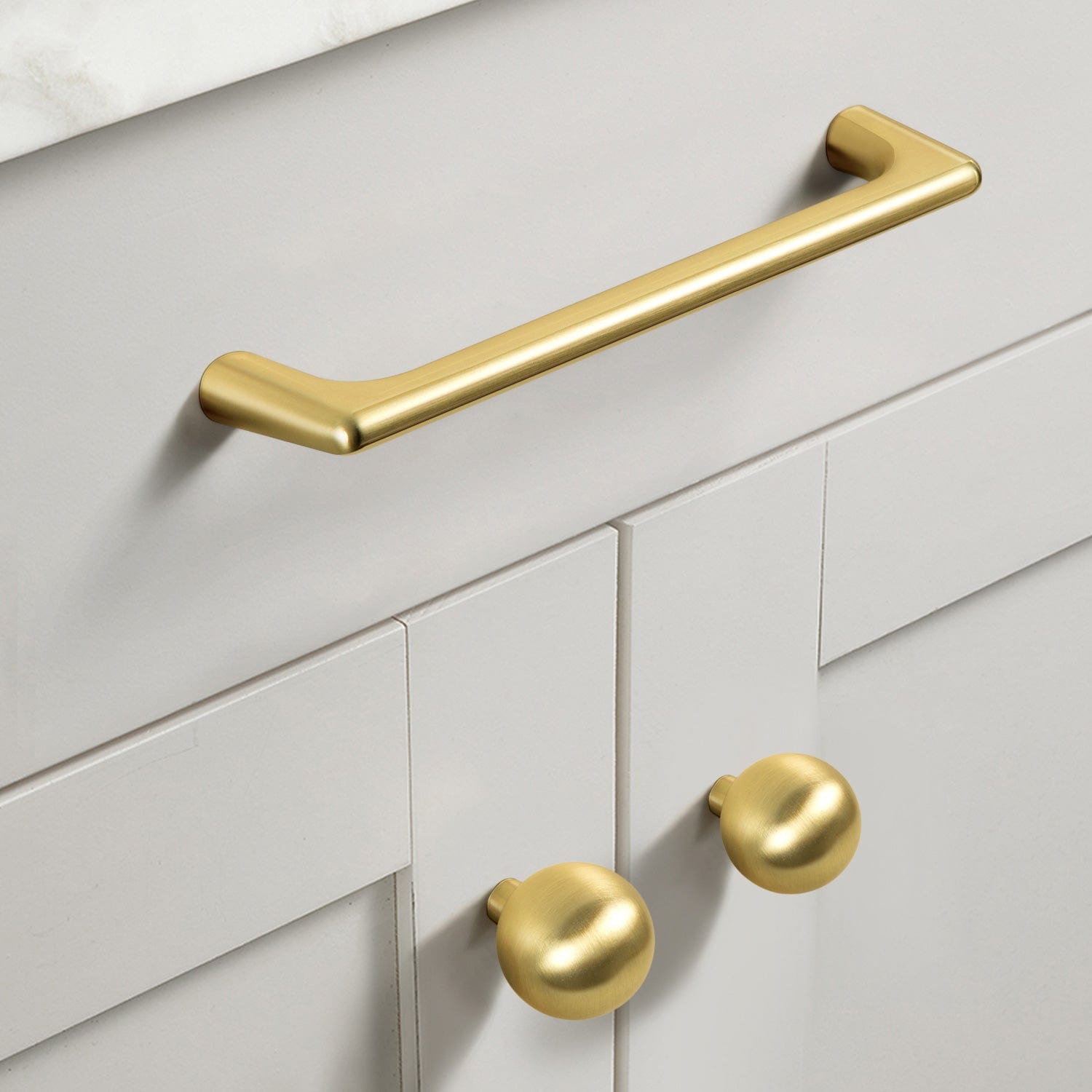 Goo-Ki Modern Cabinet Pull Luxurious Drawer Wardrobe Pulls Kitchen