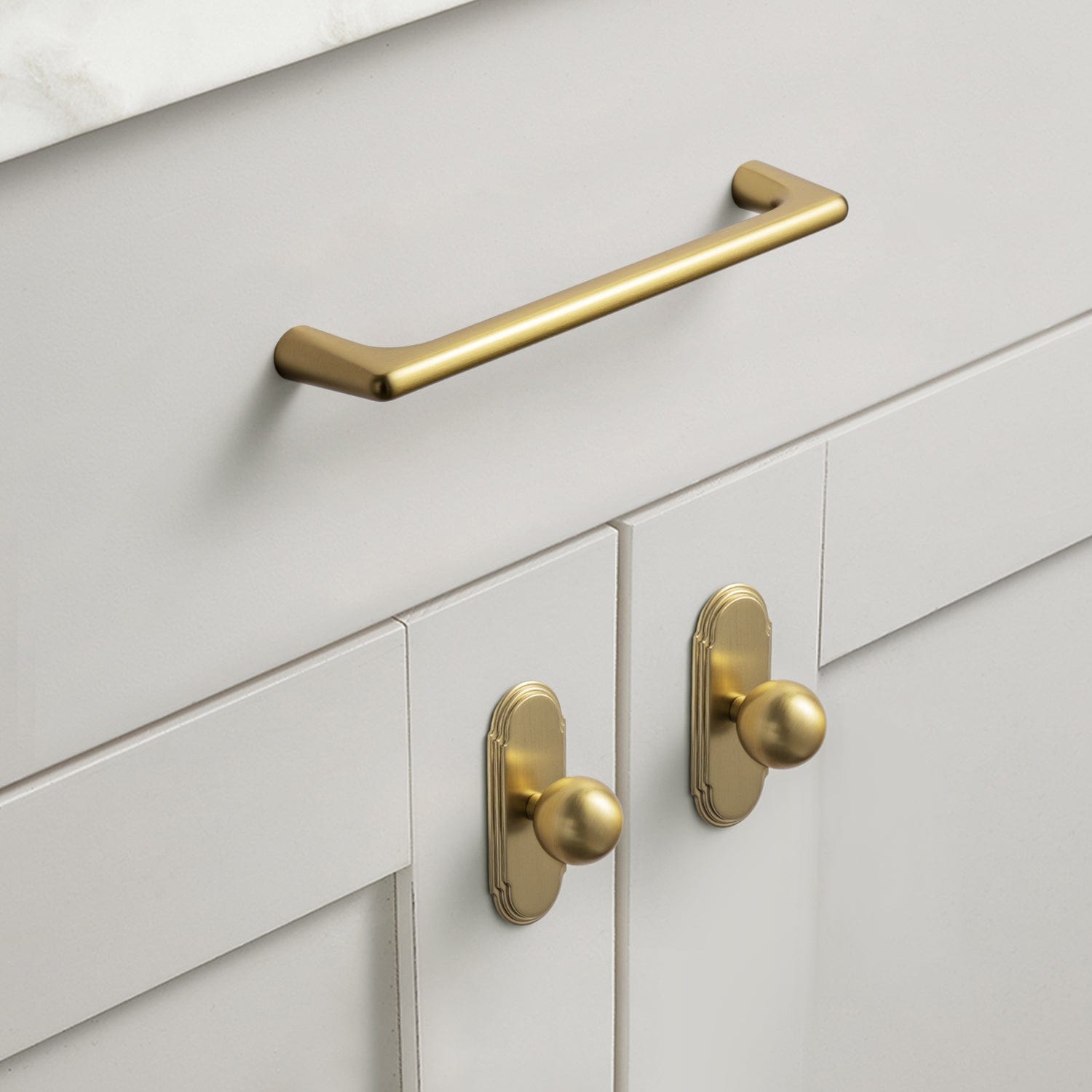 Goo-Ki Modern Cabinet Pull Luxurious Drawer Wardrobe Pulls Kitchen