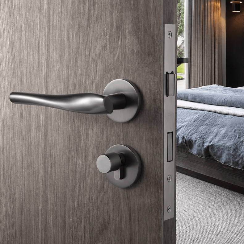 Goo-Ki Nordic Modern Door Lock Handle Luxury Interior Lock Set Door Hardware