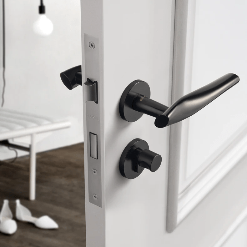 Goo-Ki Nordic Modern Door Lock Handle Luxury Interior Lock Set Door Hardware