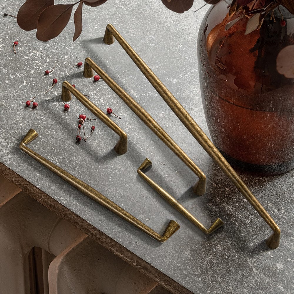 Retro Cabinet Pulls | Goo-Ki Brass Hardware