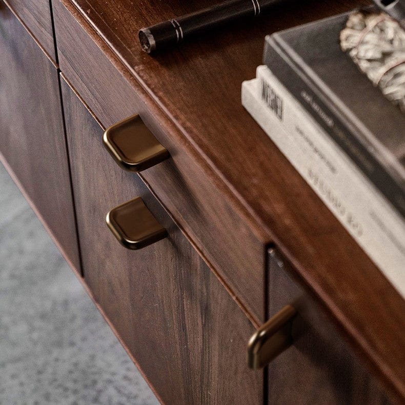 Goo-Ki Sand Brown KItchen Handle Mid-Century Modern Minimalist Cabinet Drawer Pull