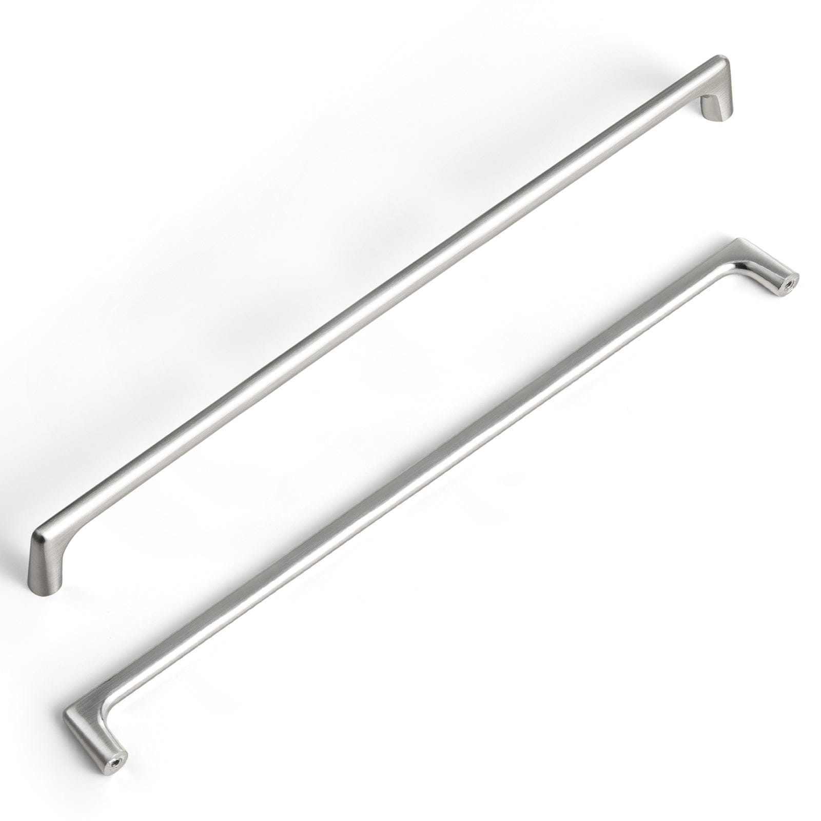 Goo-Ki Satin Nickel / 12.6'' Hole Center / 6 Pack Modern Cabinet Pull Luxurious Drawer Wardrobe Pulls Kitchen