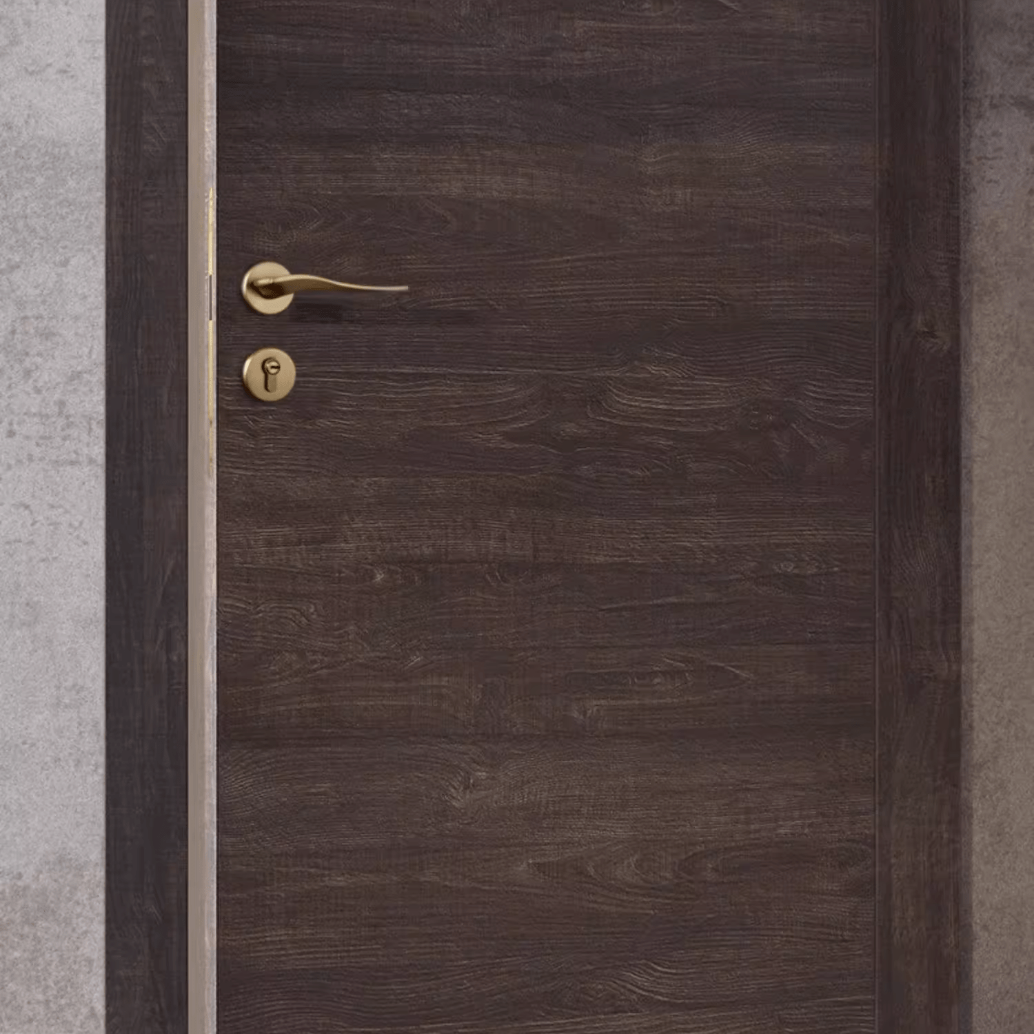 Goo-Ki Solid Brass Interior Door Lock Luxury Bedroom Europe Door Lock with Key Whole Set