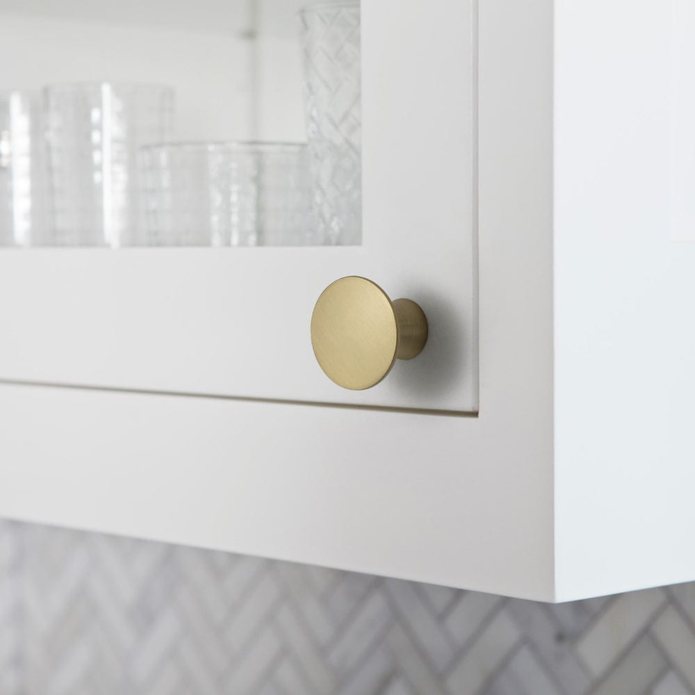 Goo-Ki Zinc Alloy Cabinet Knob Single Hole Solid Cabinet Hardware for Bedroom
