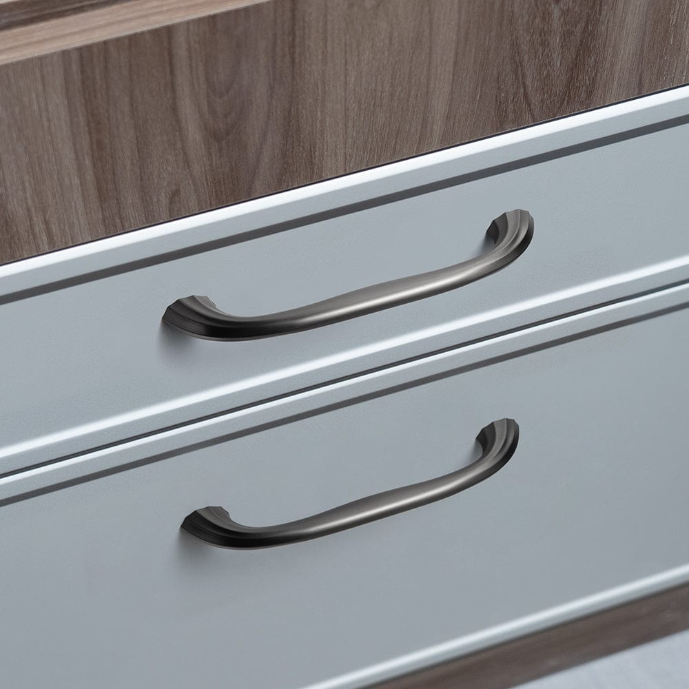 Goo-Ki Elegant Zinc Alloy Cabinet Handles Affordable Luxury Cabinet Pull Hardware 10 Pack