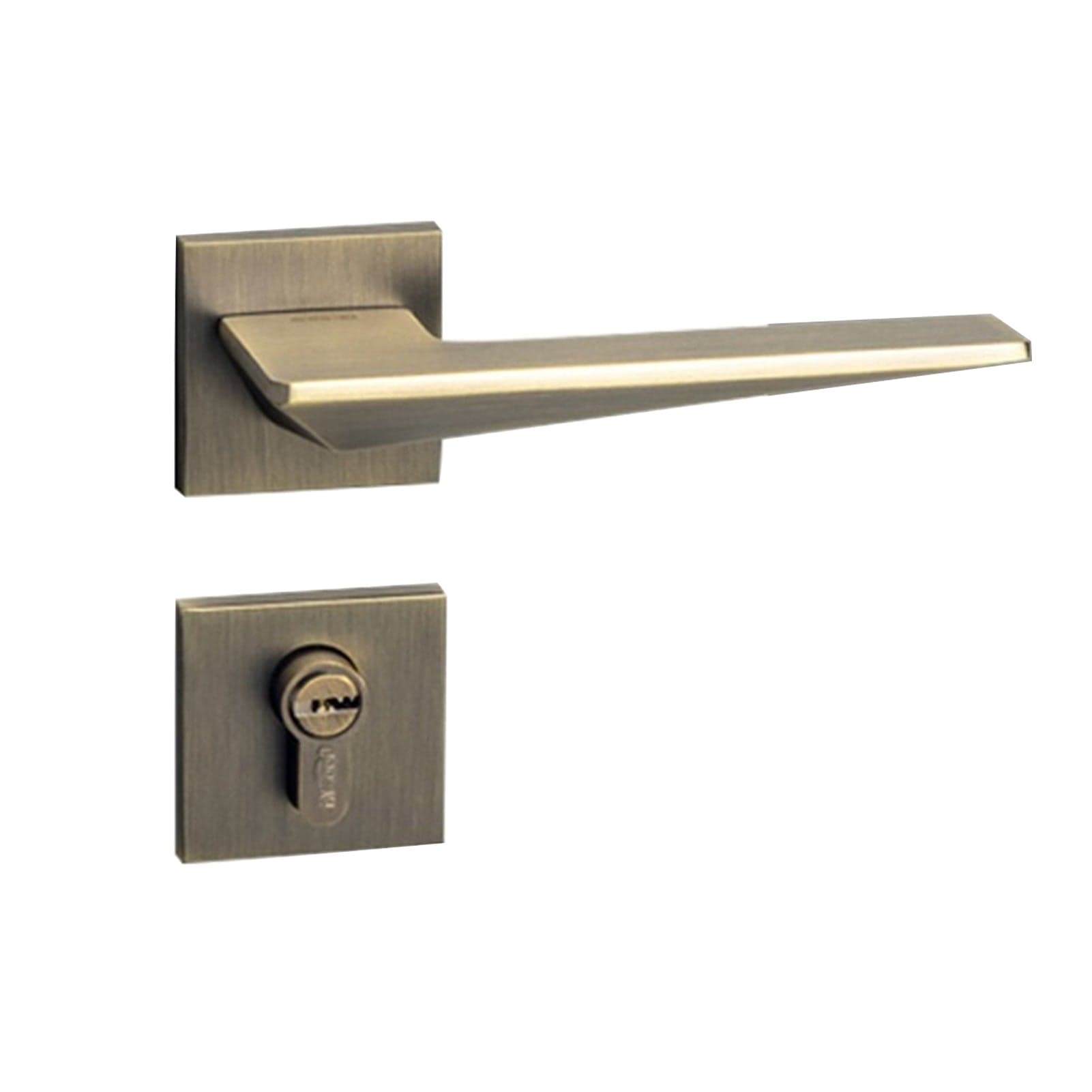 Goo-Ki Nordic Bedroom Door Handle Silent Door Lock Interior Bronze Door Lock