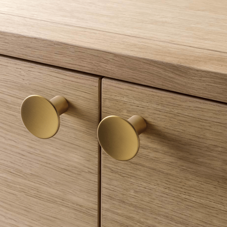Goo-Ki Nordic Copper Cabinet Handles Brass Drawer Wardrobe Pulls 6 Pack