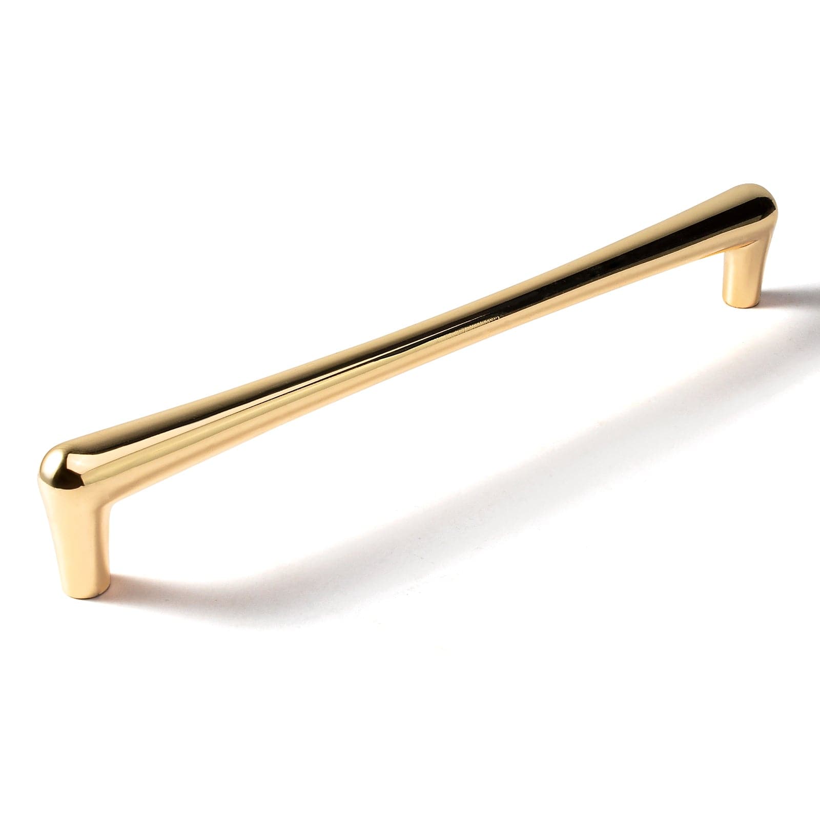 Goo-Ki Polished Gold / 7.56'' Hole Centers Modern Minimalist Style Drawer Pulls Affordable Luxury Cabinet Pulls 6 Pack