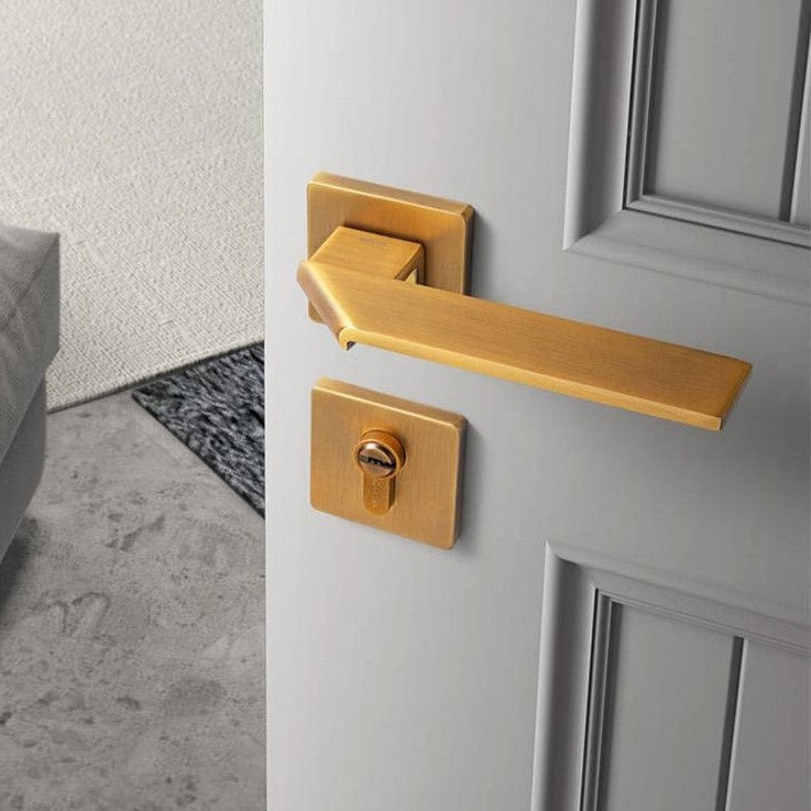 Goo-Ki Square Space Folding Door Lock Minimalist Interior Door Security Mute Door Lock